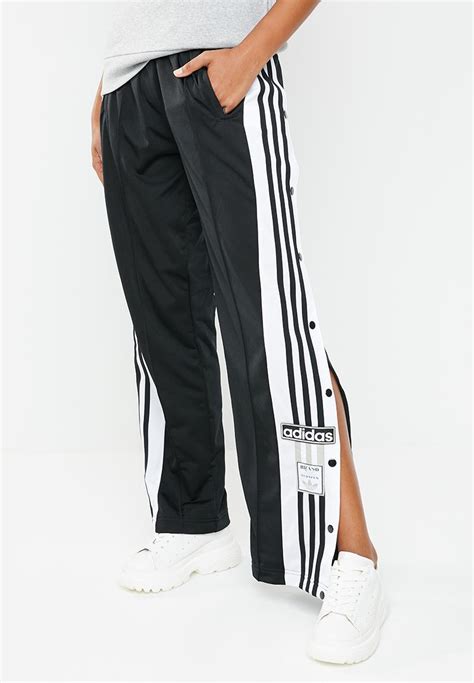 Adidas pants with side buttons